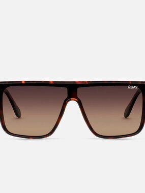 QUAY Women's NIGHTFALL OVERSIZED NO-NS-1163-Tortoise /Brown Polarized Sunglasses